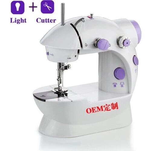 202 Multifunctional Household Mini Electric Sewing Machine English Packaging Mini Foot Sewing Car