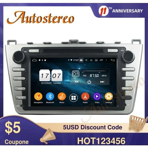 Android10.0 128G DSP For Mazda6 Mazda Atenza 2008-2012 Car DVD Player GPS Navigation Auto Radio Stereo Head Unit Multimedi Music