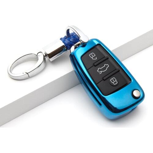 TPU Car Key Cover Protection Case For Audi TT A5 A8 A7 A4 A4L 8S B9 Q5 A6L Q3 Q7 Shell Bag Remote Styling Auto Accessorise