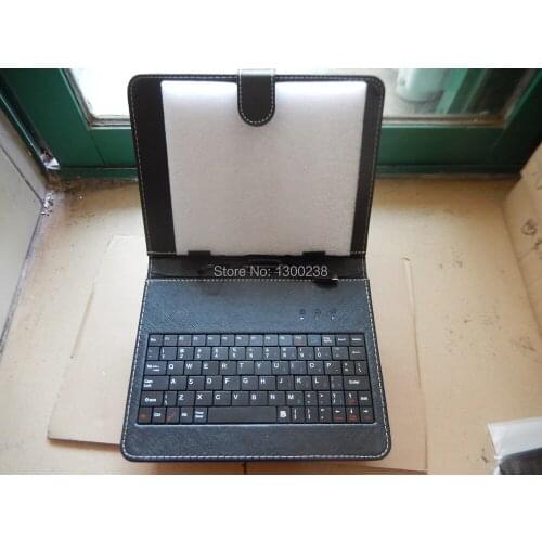 1pcs English micro USB keyboard cases cover for 8 inch tablet keyboard case size 17.6*22.9cm