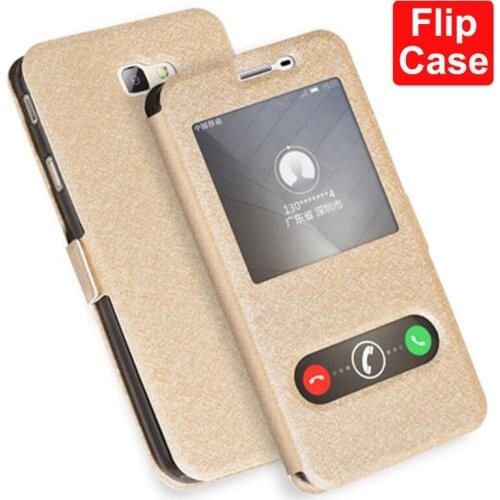 For Samsung galaxy ON7 2016 case G6100 G610F G610M flip shell open Window Phone cover For Samsung ON 7 2016 leather case