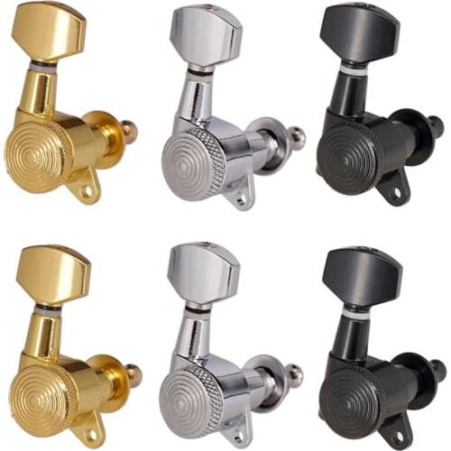 Quality Locked String Tuning Pegs Key Tuners Machine Heads for Acoustic Electric Guitar Lock Schaller Style