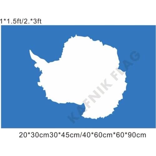 KAFNIK,free shipping 20*30cm/30*45cm/40*60cm/60*90cm small flags Antarctica the South Pole Flags for Countries World Event