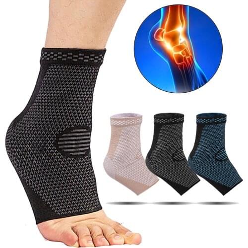 1 PCS Ankle Brace Compression Support Sleeve Elastic Breathable for Injury Recovery Joint Pain Basket Foot Sports Socks