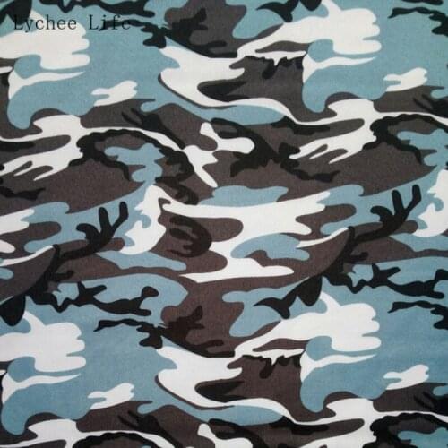 Lychee Life 1Yard Peach Skin Plain Camouflage Tissue Fabric For Camo Bag DIY Crafts Cloth Sewing Toys Outdoor Making Materials