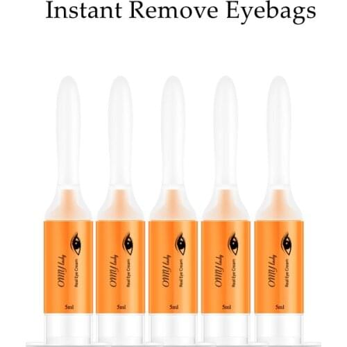 OMY LADY 5PCS EyeCream Instant Remove Eyebags Firming Eye Anti Puffiness Dark Circles Under Eye Anti Wrinkle Anti Age Eye Care