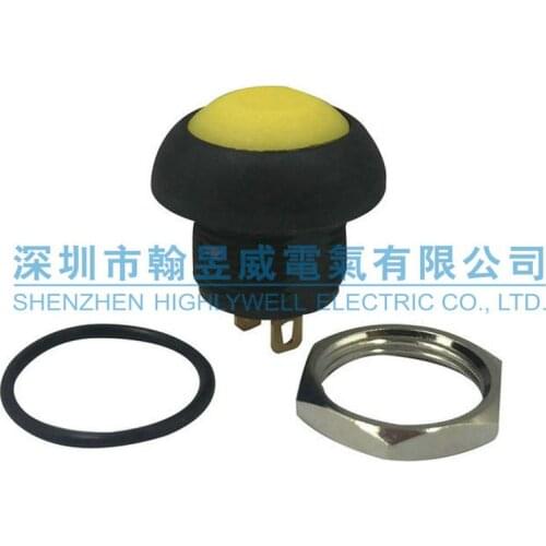 Original new 100% import reset button switch always open and press IP67 yellow PAS6B2M1CAS5-5