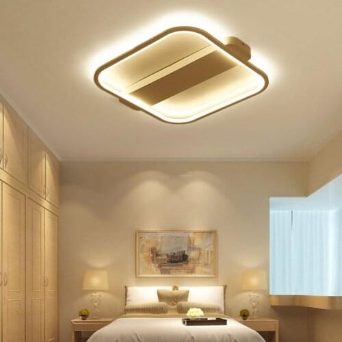 Modern Creative Acrylic LED Ceiling Lights Luxury Nordic minimalist iron living room led ceiling lamp AC110-240V