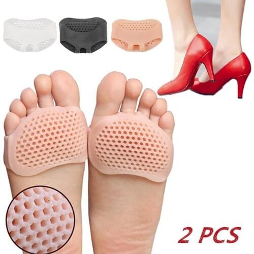 Insoles Forefoot Pads for Women High Heel Shoes Foot Blister Care Toes Insert Pad Silicone Gel Insole Pain Relief Toe Pad Insert