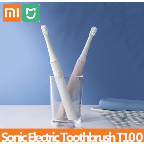 Xiaomi mijia Sonic Electric Toothbrush T100 Waterproof Ultrasonic automatic Toothbrush USB Rechargeable Toothbrush Oral Care