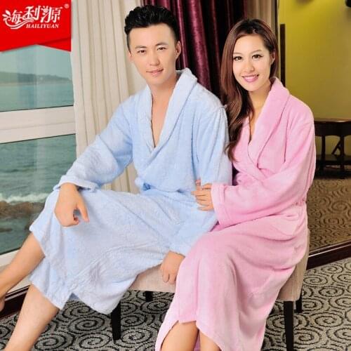 Spring hot sale Terry Cloth Bathrobe Robe Eco Friendly Gift Bamboo bathrobe
