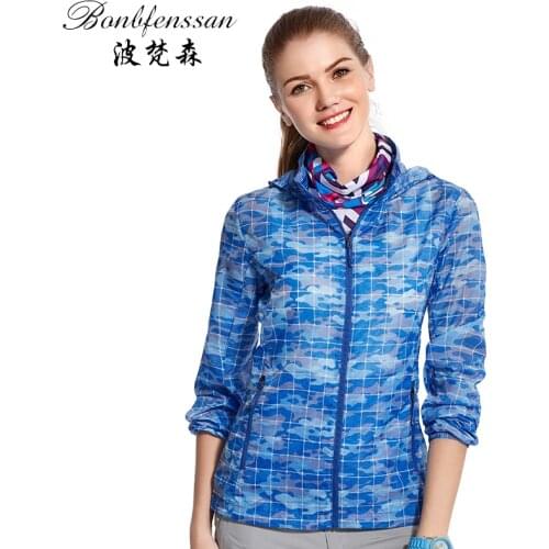 Woman camping hiking jackets sun-protective Quick Drying Skin clothing UV ultra-thin breathable waterproof Outdoor jacket 6732B