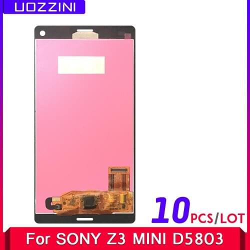 10 Pcs/Lot LCD Display For Sony Xperia Z3 Compact LCD Display Z3 mini LCD D5803 D5833 Touch Screen Digitizer Assembly Replacemen