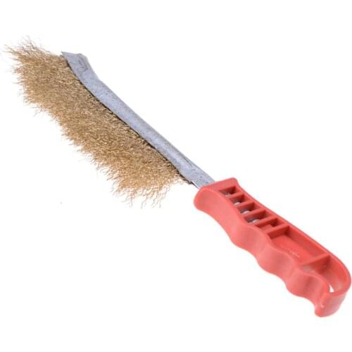 1pcs Heavy Duty Spid Wire Hand Brush Steel Bristles Rust Paint Removal Tool