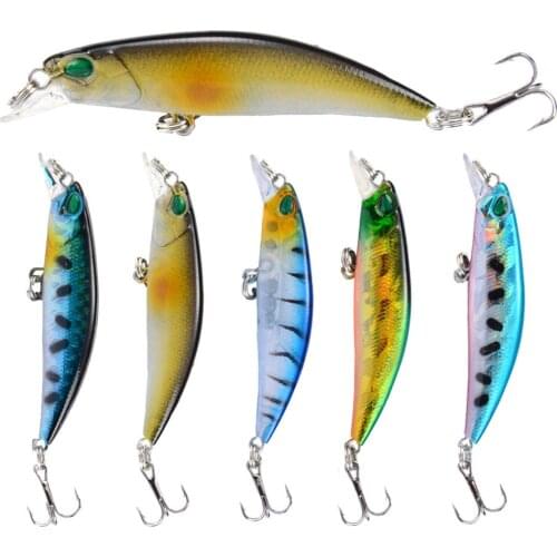 1 Pcs High Quality Minnow Fishing Lures 65mm 4.2g Crankbait Fishing Wobblers 3D Eyes Artificial Hard Pesca Bass Tackle