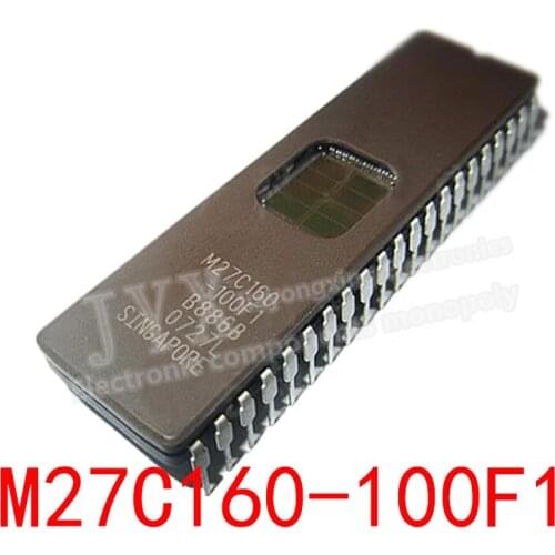 10pcs/lot M27C160-100F1 M27C160 27C160 CDIP M27C160-120F1 M27C160-50F1 IC 1M X 16 UVPROM 100 ns CDIP42 New original 100% quality