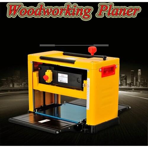 Woodworking Planer Multi-function 2000W High-accuracy Table Woodworking Thicknesser Wood Sander Bench Planer 12155