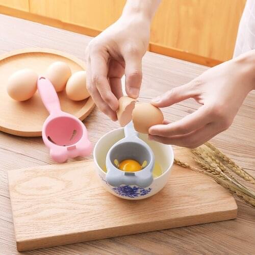 2pcs Simple Hand Egg Dividers Egg White Yolk Separator Tool Food Grade Separate Sieve Filter For Kitchen Separateur Oeuf