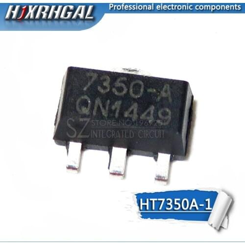 50pcs HT7350 HT7350-1 7350-A HT7350A-1 SOT-89 Low Power Consumption LDO new and original HJXRHGAL