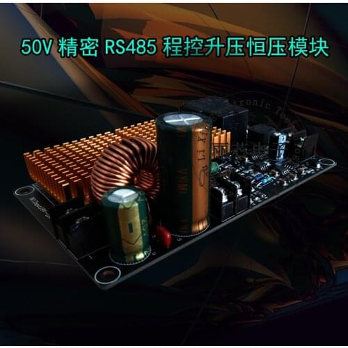 50V DC Boost RS485 Precise Program Control Numerical Control Constant Voltage Power Supply Module