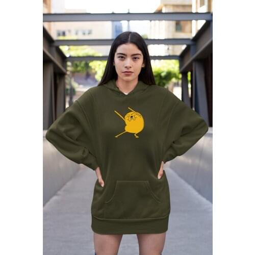 Angemiel Wear Dancing Jack Green Dress Sweatshirt Tunik