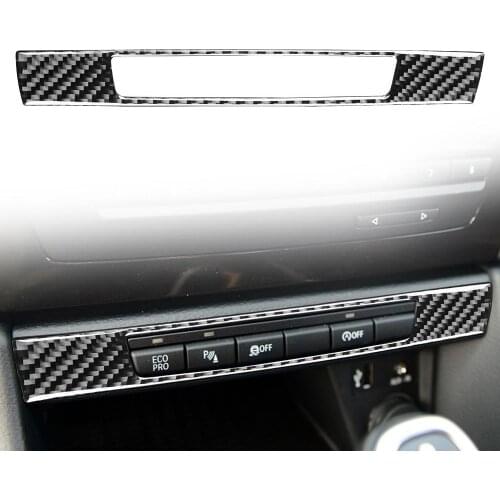 Car Center Control Button Frame Cover Sticker Inner Decor for BMW X1 E84 11-15
