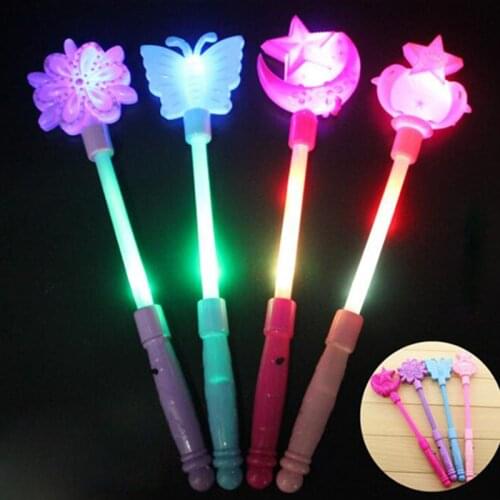 Colorful Light Sticks Glow in the Dark butterfly star Glow stick Bracelets Festival Christmas Party Led Kids Toy