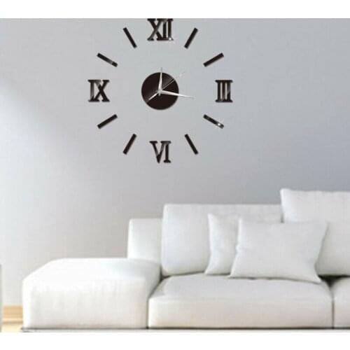 Best-Selling Clock Watch Wall Clock Home Decoration 3d DIY Acrylic Mirror Sticker Home Decoration Living Room