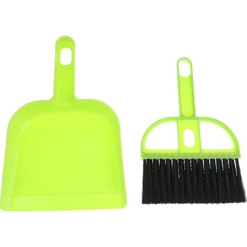 Mini Desktop Sweep Cleaning Brush Small Broom Dustpan Set Cleaner Sweeper Home Cleaning Tools for Car Computer Keyboard