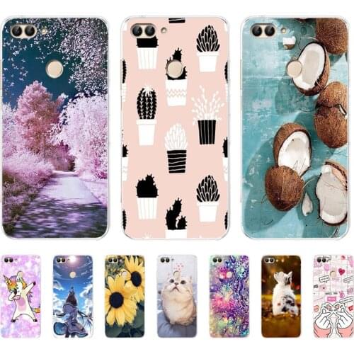 Soft Case For Silicone Back Cover For Cute Phone Cases Cover Bumper for Huawei P Smart Z 2018 2019 2020 Mate 10 20 Lite GR3 Case