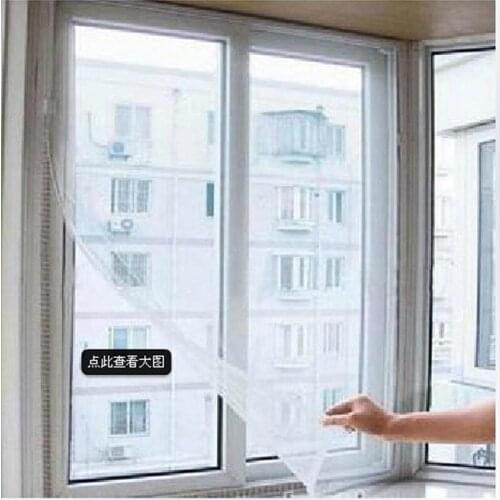 Sticker simple anti-mosquito screen, you can cut anti-mosquito screen screen repair subsidies door net