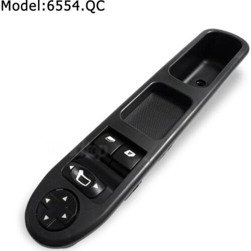 Lifter Window Switch,Electric Master Control Power Lifter Window Switch For Peugeot 207 Citroen C3 Picasso 2007-2014 6554.QC
