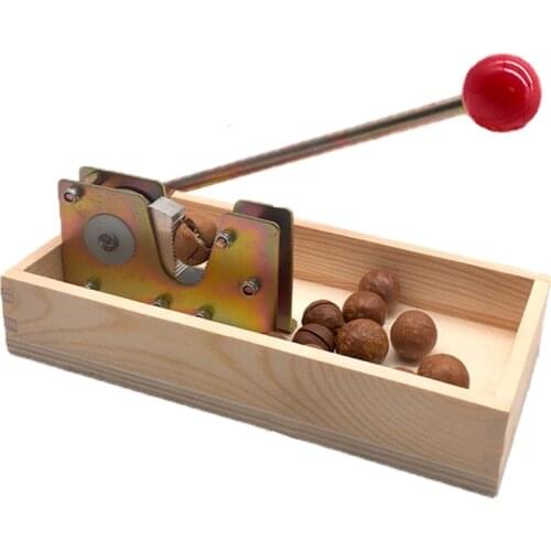 Manual Macadamia Nut Opener Nut Cracker Machine Walnut Nutcracker Nut Sheller Tool Macadamia Nut Opening