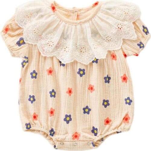 Боди с коротким рукавом для малышек SanKuboy China At AliExpress