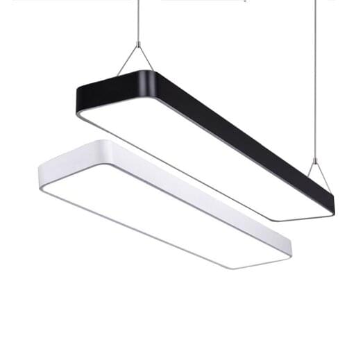 Modern RC Dimmable 110V 220V LED Ceiling Lights Surface Mount Panel Rectangle Lighting Ceiling Lamp for Bedroom Living Room