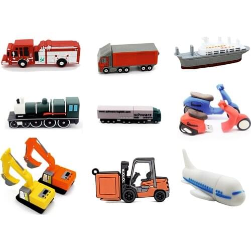 JASTER The new cute truck USB flash drive USB 2.0 Pen Drive minions Memory stick pendrive 4GB 8GB 16GB 32GB 64GBgift