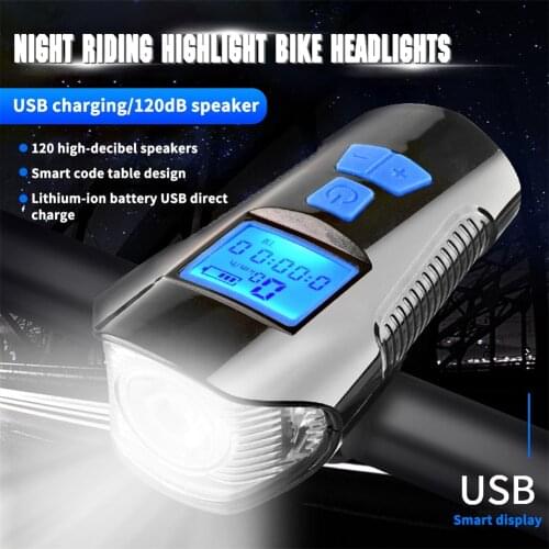 Bike Light Headlight Bicycle Lamp Rechargeable LED MTB Bicycle Light Flashlight Bike Accessories Equipment