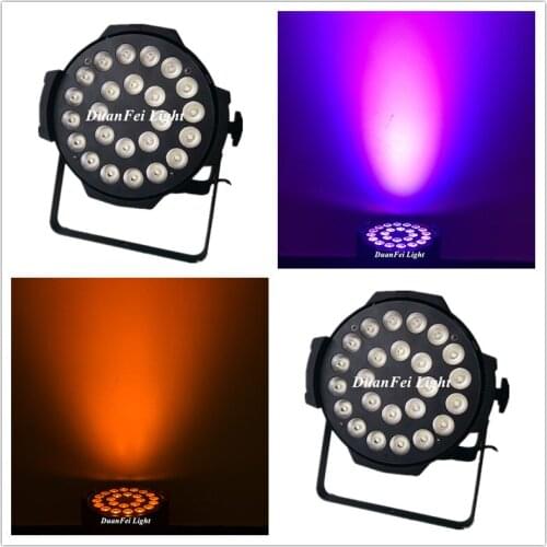 14PCS High Quallity 24*18W RGBWA+UV 6IN1 Par64 LED Stage Lighting Spotlight Par For Disco KTV Party