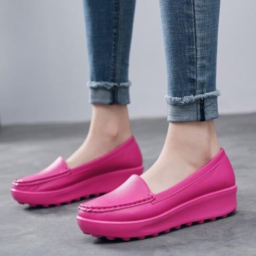 Casual Shoes Walking Shoes Outdoor 2021 new leather women fashion