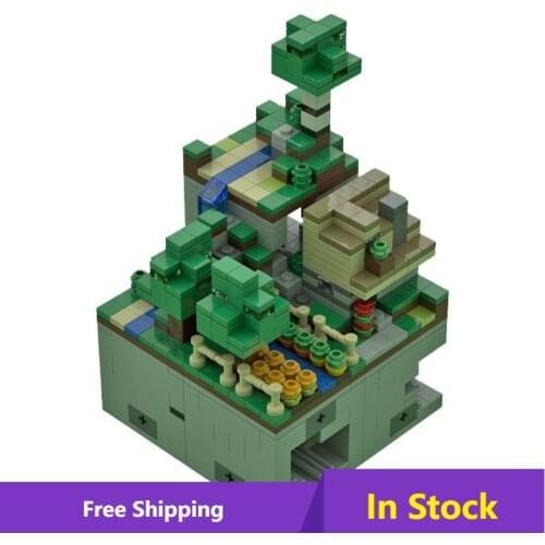 Famous Adventure Game Building Wooded Hills World Creative Game Player MOC 51935 Building Blocks Model Kids DIY Toys Best Gifts