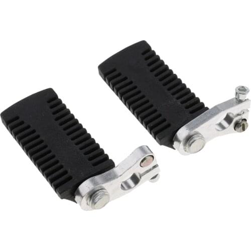 1 Pair Motorcycle Foot Rests Pedals Footpegs For 47cc 49cc Mini Pocket Bike