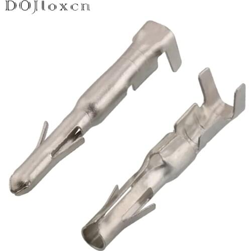 20/50/100/200Pcs 2.3mm Automotive Brass Electrical Wiring Terminal Tin Plated Male Female Plug Round Pin DJ212A-2.3A DJ222A-2.3A
