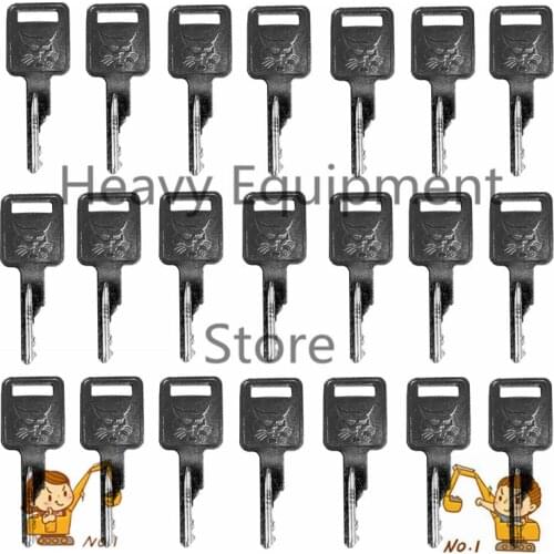 21pcs For Bobcat key Bobcat Melroe Ignition Key Skid Steer Loaders Mini Excavator 6693241