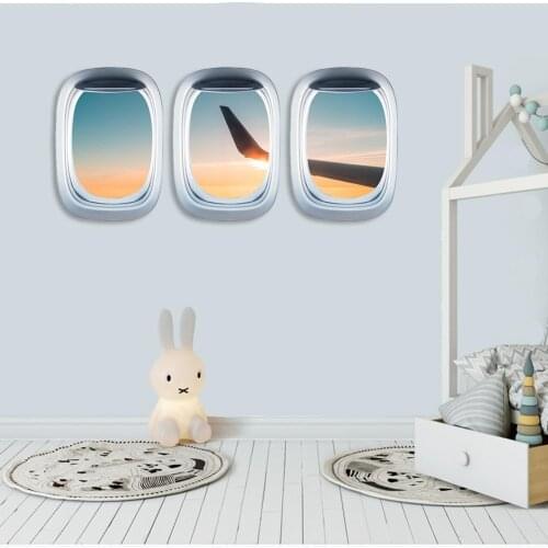 3pcs PVC Wall Stickers Removable Stickers Living Room Home Decals Decor Poster Decorative Wallpaper Mural Art Decoration