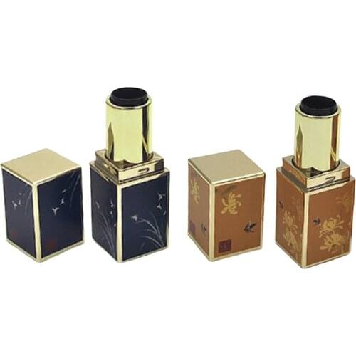 3 Packs Empty Flower Lipstick Tube Travel Makeup Lip Balm Lip Color Bottles Vial