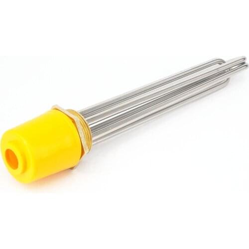 380V 9000W DN40 1-1/2" BSP Male Brass Head & 201 Stainless Steel Tube Electric Water Heater Element For Tank