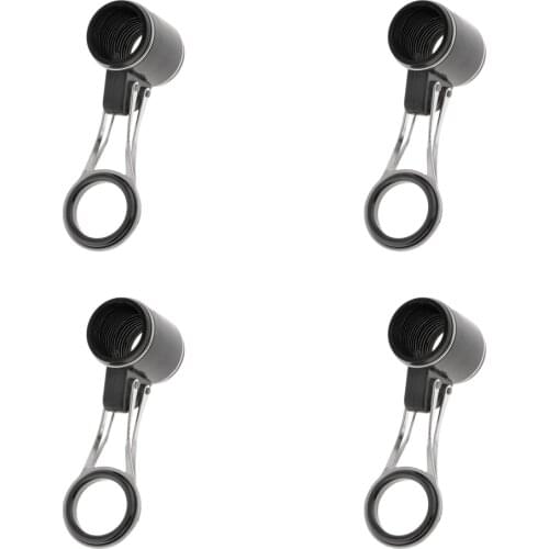4x Folding Stainless Steel Fishing Rod Guides Eye Ring DIY Repair Kit 4 Size