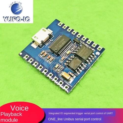 Free Ship 1PCS DY-SV17F Voice Module Voice Playback Module IO Trigger Serial Control USB Download Flash