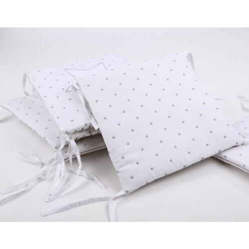 Stars Design Baby Bed Thicken Bumper Set Crib Around Cushion Cot Protector U7EE