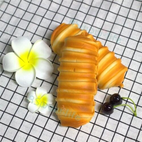 Simulation PU Insect Bread Simulation Conch Bread Cake Model Crafts Home Simulation Decoration